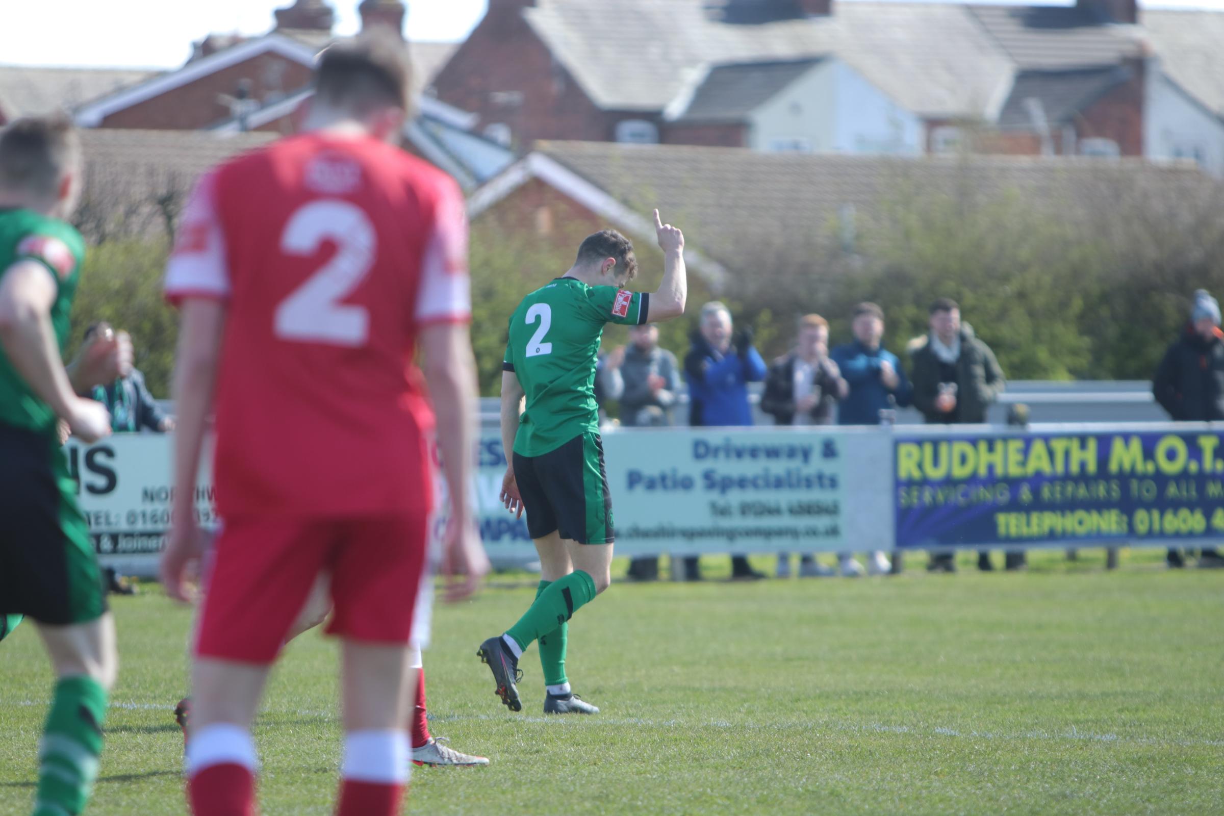 Mike Koral goal, 1874 Northwich 7 Market Drayton Town 0. Pictures: Xenia Simpson Photography