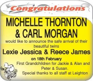 MICHELLE THORNTON CARL MORGAN