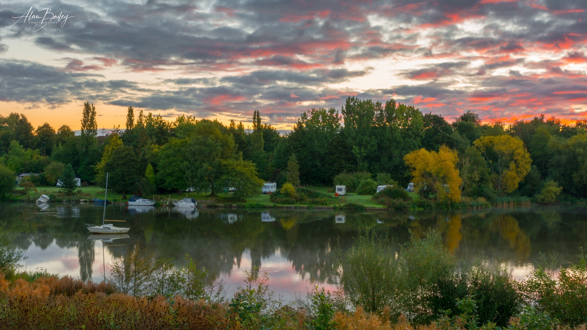 Early morning colourfest at Winsford flash by Alan Bailey