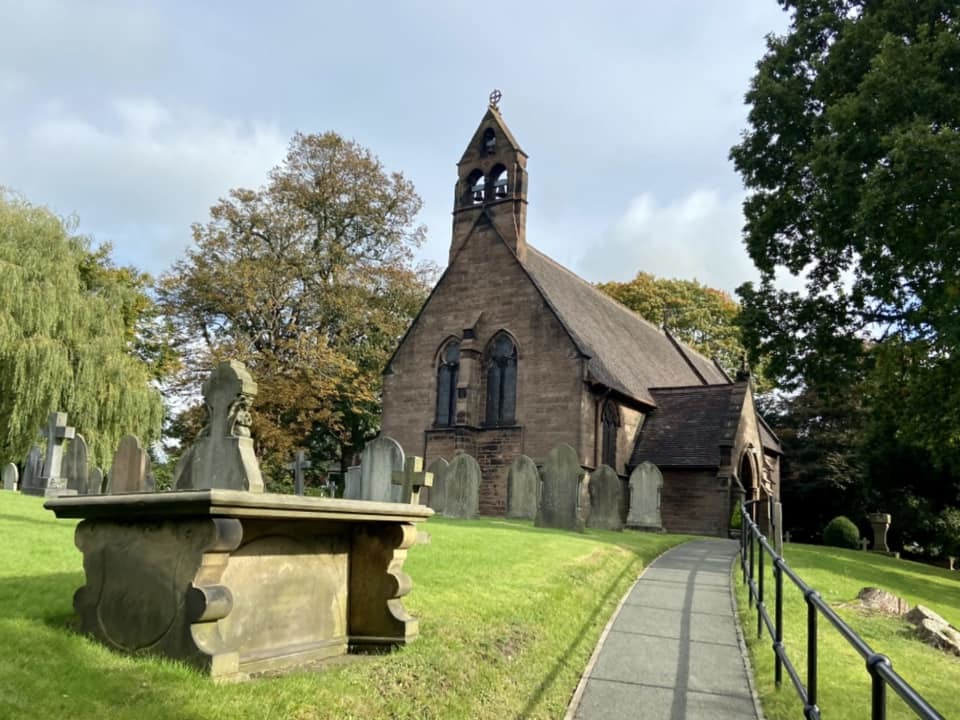 Christ Church in Crowton by Ann Webster