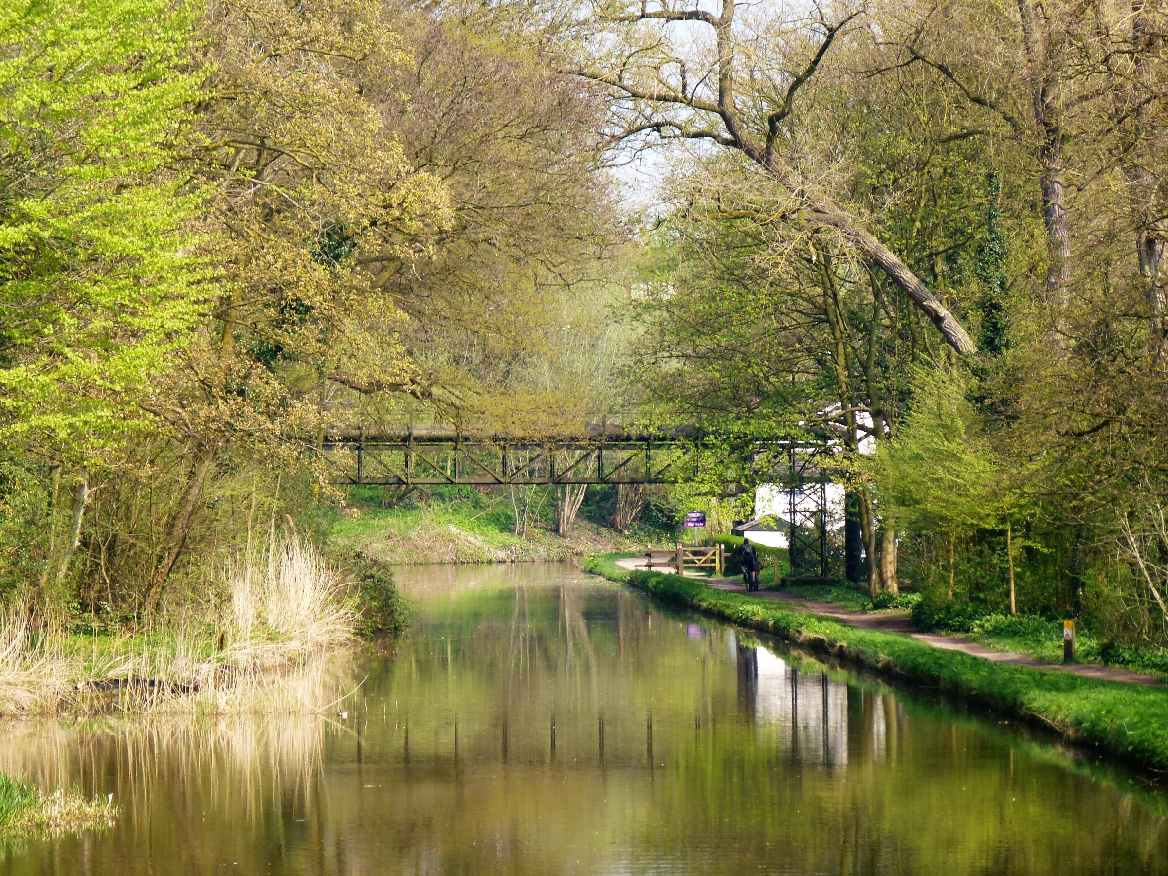 Reflections on the Trent and Mersey Canal at Barnton