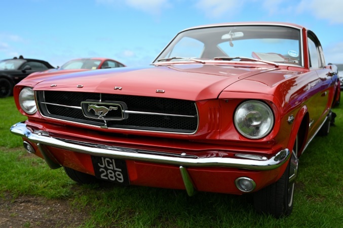 A Mustang at Oulton Park