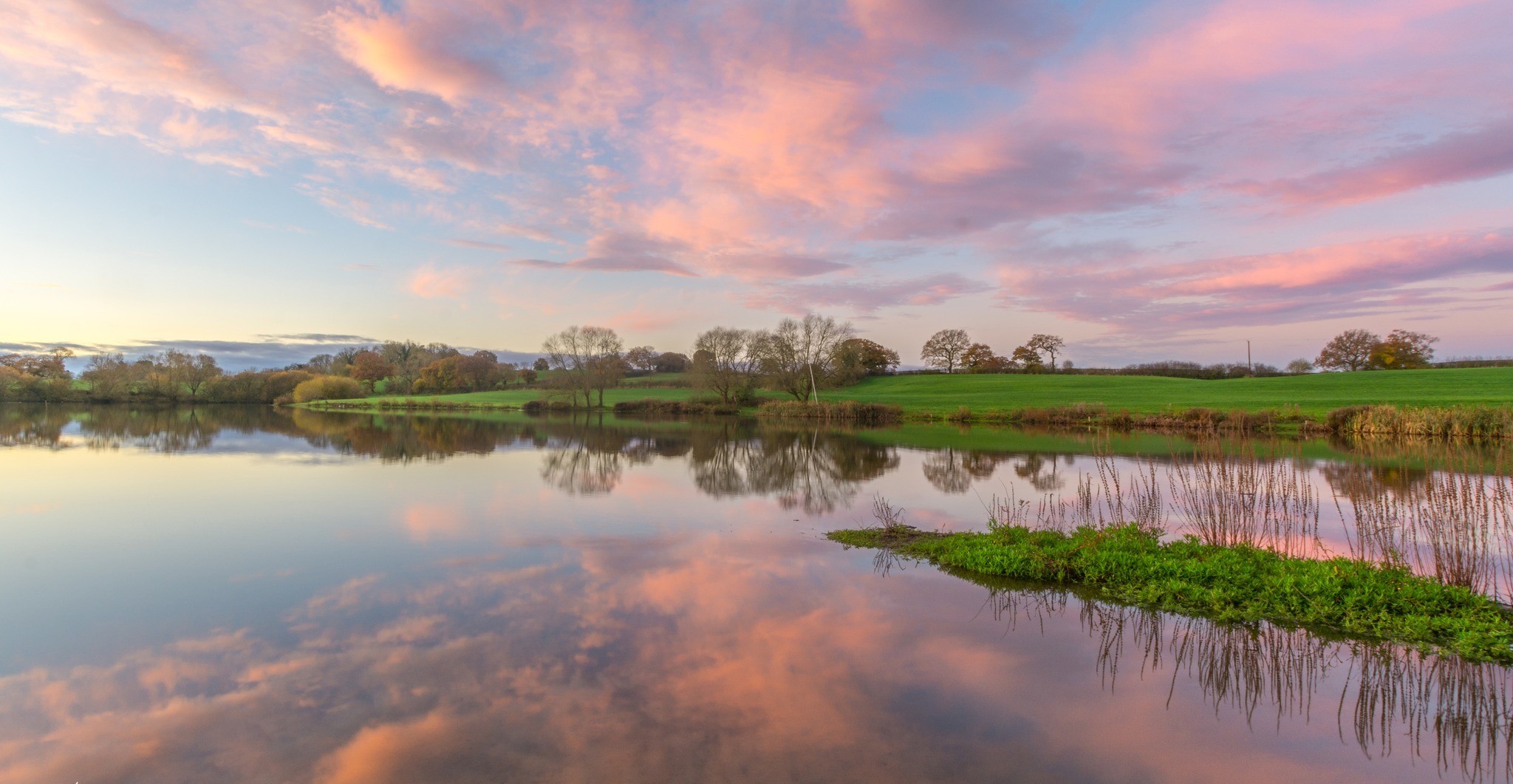 Early morning on the flashes by Alan Bailey