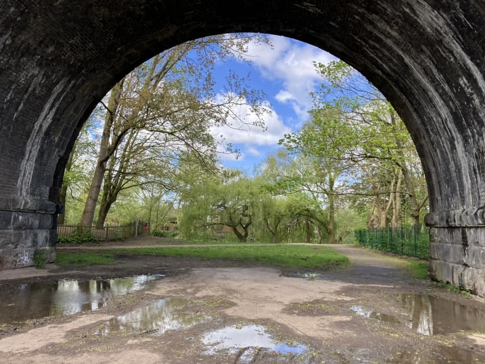 The arches near Vickersway Park, Northwich by Wendy Mahon