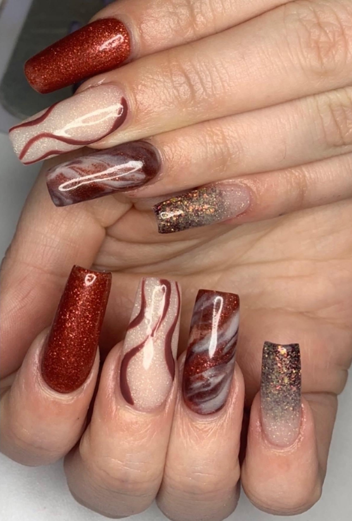 Siobhan loves creating unusual nails for her clients