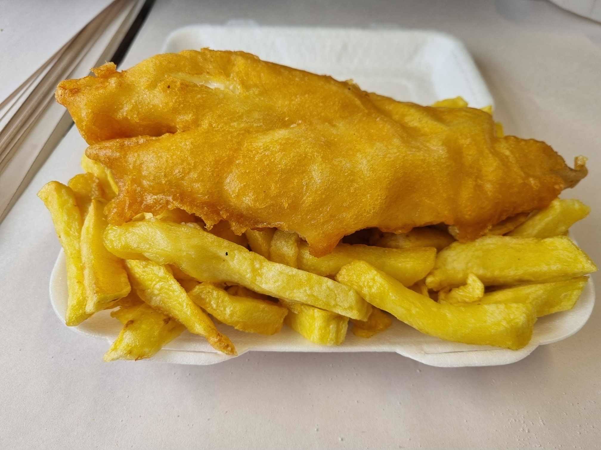 The award-winning fish and chips