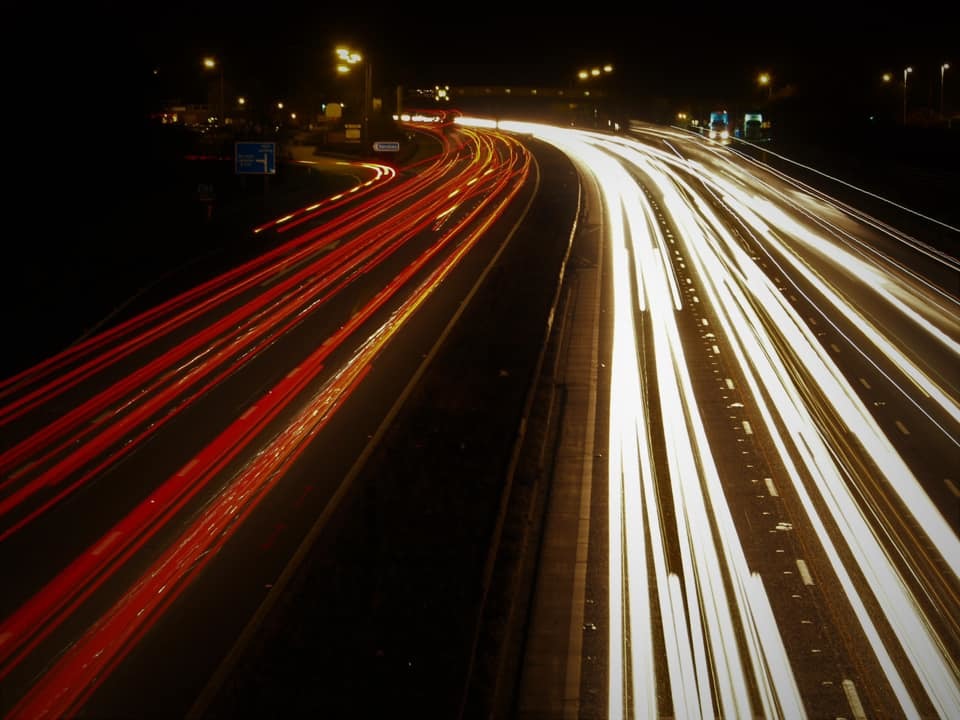 M6 at night by Candy Lean