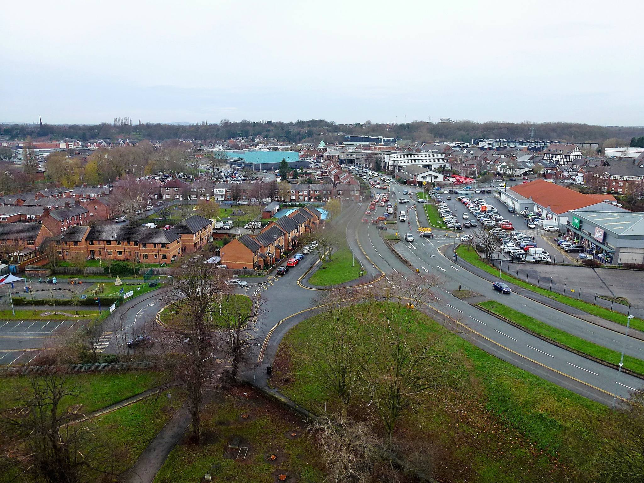 Roads through Northwich by Lynne Bentley