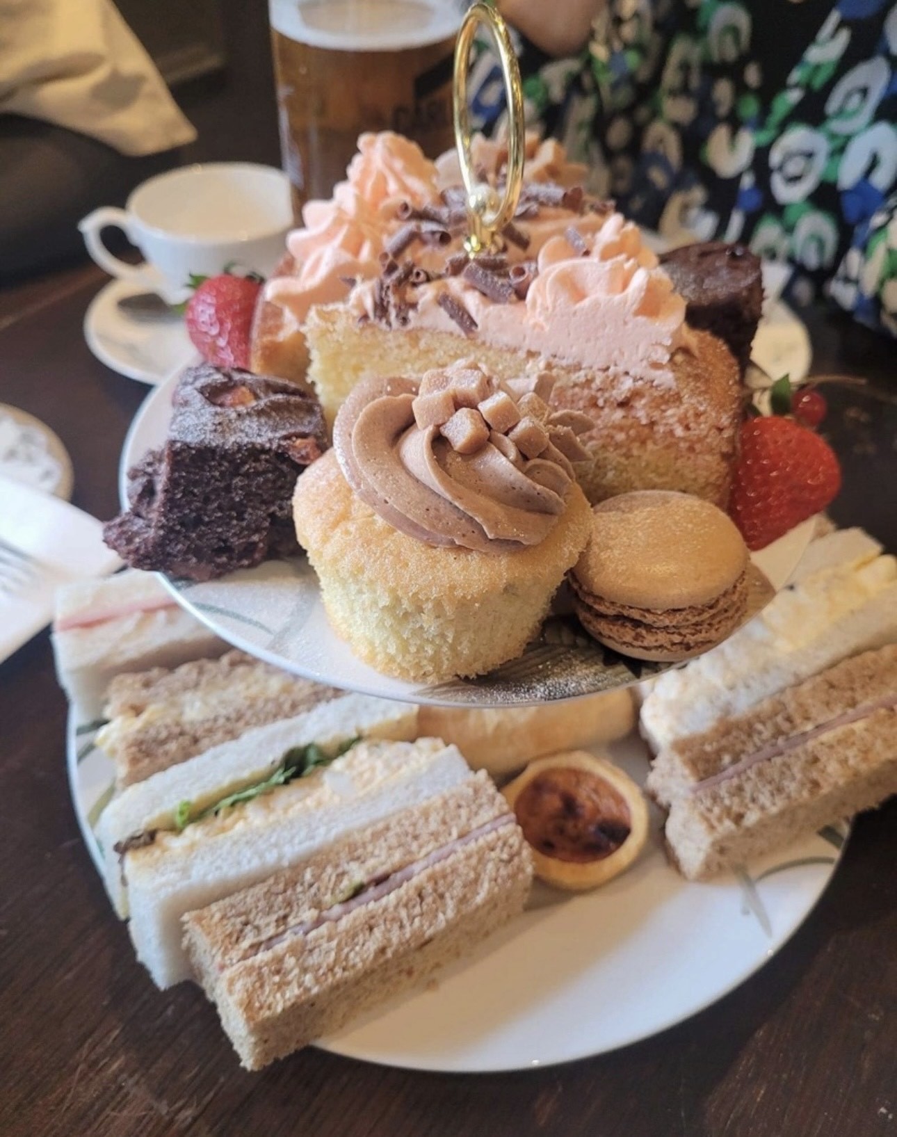 Afternoon tea flavours change each week