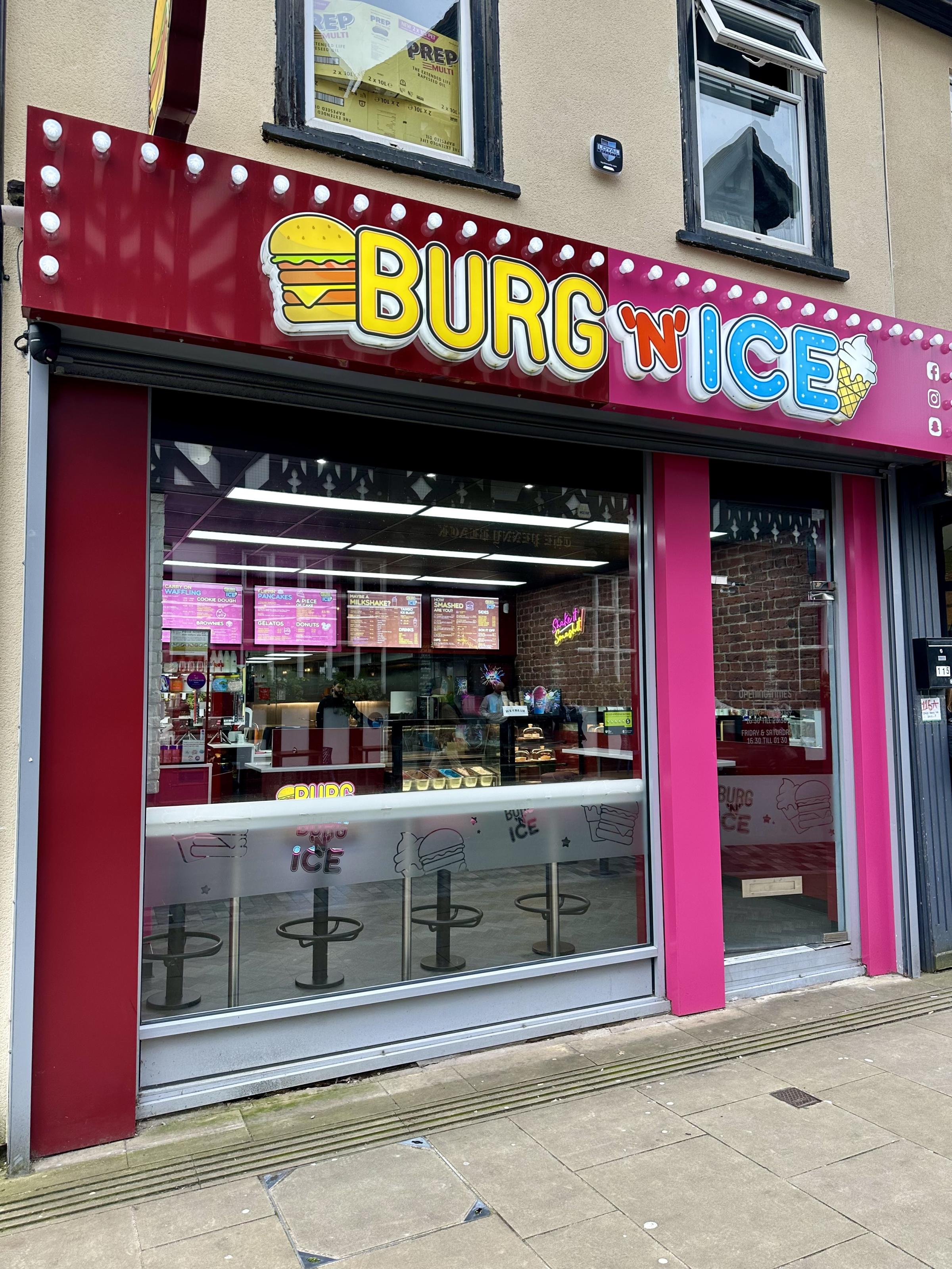 Burg N Ice opened on Witton Street in January 2023