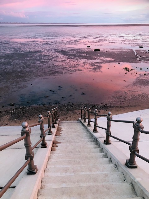 Walkway to the sea