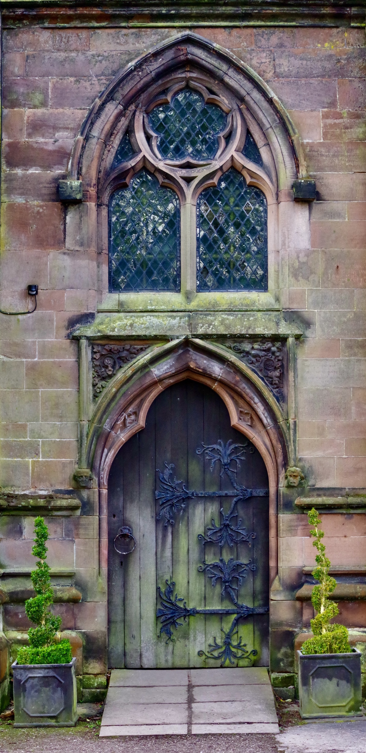 The entrance to the chapel at Arley Hall by Terry Gregory