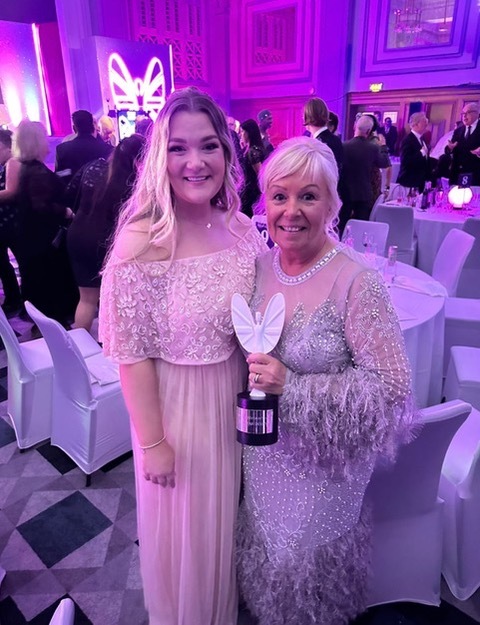 Charlotte accompanied Debbie to The Pride of Manchester Awards